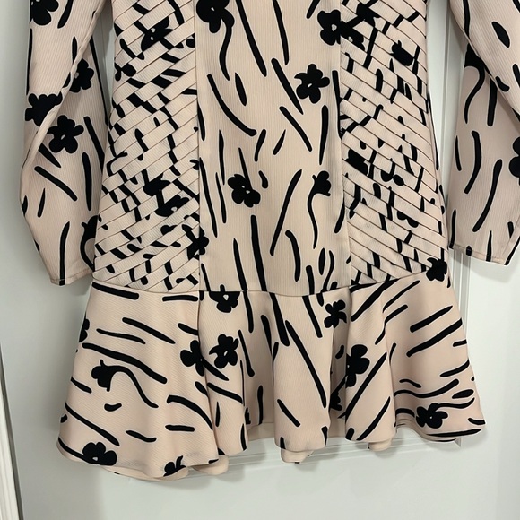 Pale pink and black dress - Picture 3 of 4